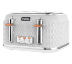 BREVILLE  Curve VTT787 4-Slice Toaster - White